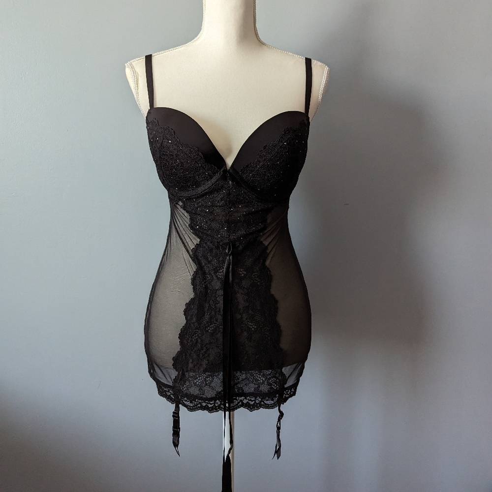 Victoria's secret garter slip dress FLAWED